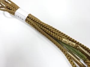 未使用品　正絹　手組帯締め